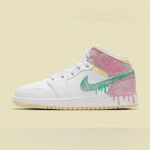 Air Jordan 1 Mid paint drip